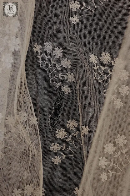 アンティークレース　dentelle ancienne 天蓋用レース生地 .FR a l'epoque