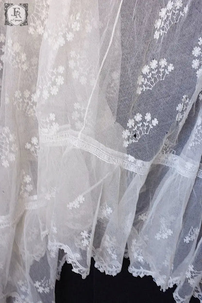 アンティークレース　dentelle ancienne 天蓋用レース生地 .FR a l'epoque