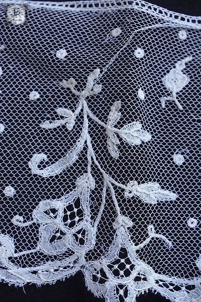 アンティークレース　dentelle ancienne アプリカッションアングレテール 226cm .FR a l'epoque