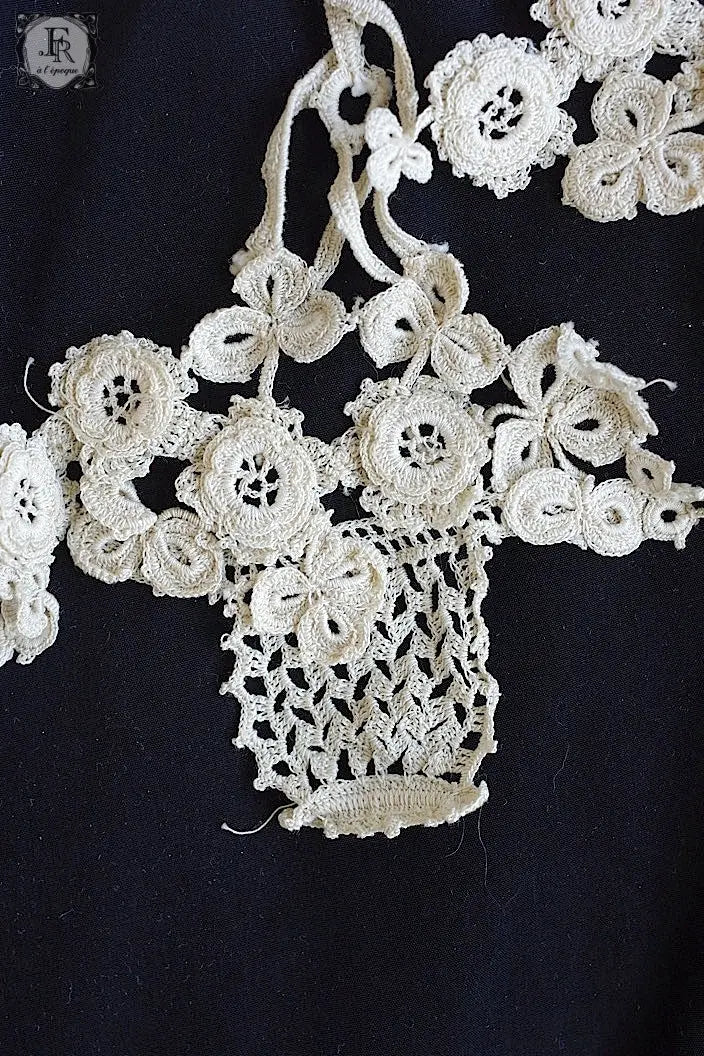 アンティークレース　dentelle ancienne モチーフ　18個 .FR a l'epoque