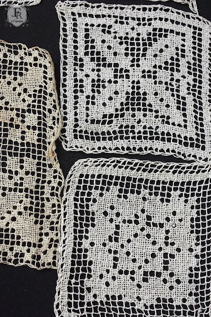 アンティークレース　dentelle ancienne モチーフ　23個 .FR a l'epoque