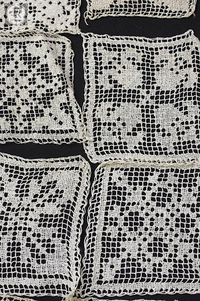 アンティークレース　dentelle ancienne モチーフ　23個 .FR a l'epoque