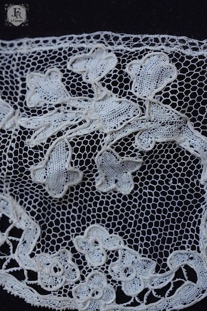 アンティークレース　dentelle ancienne アランソンレース　280cm .FR a l'epoque