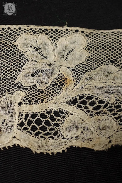 アンティークレース　dentelle ancienne マリンヌ3本 .FR a l'epoque