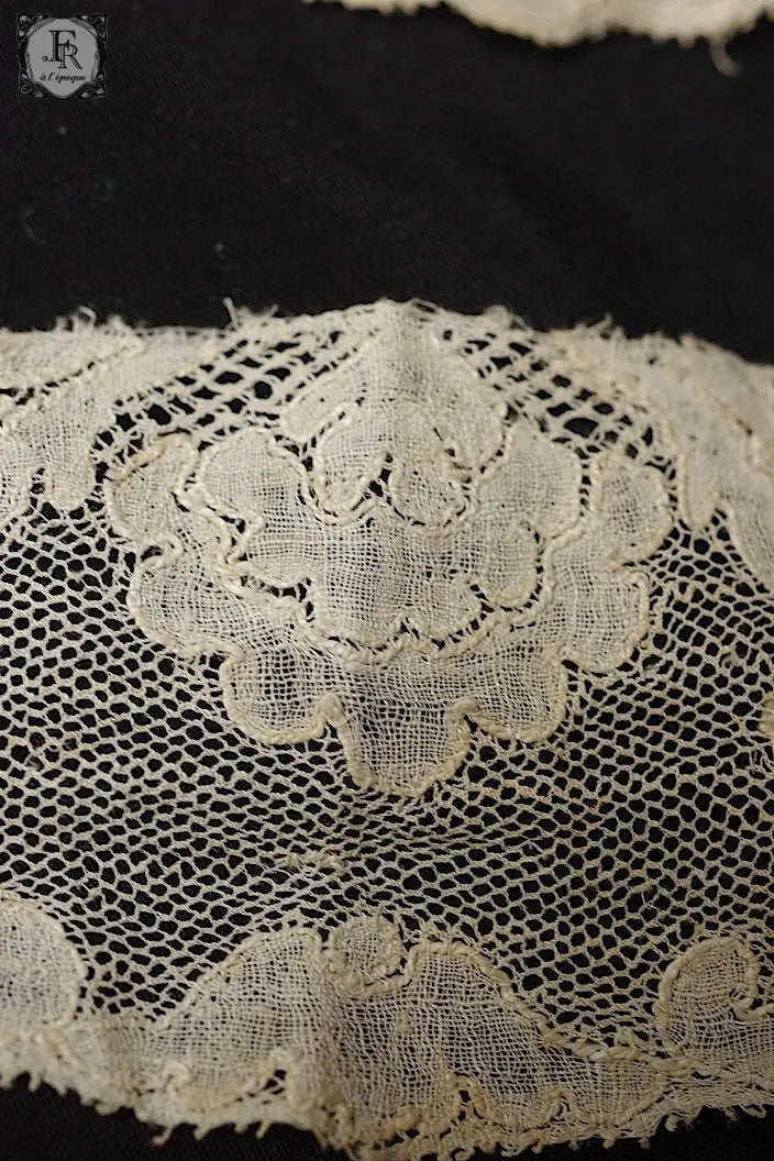 アンティークレース　dentelle ancienne マリンヌ3本 .FR a l'epoque