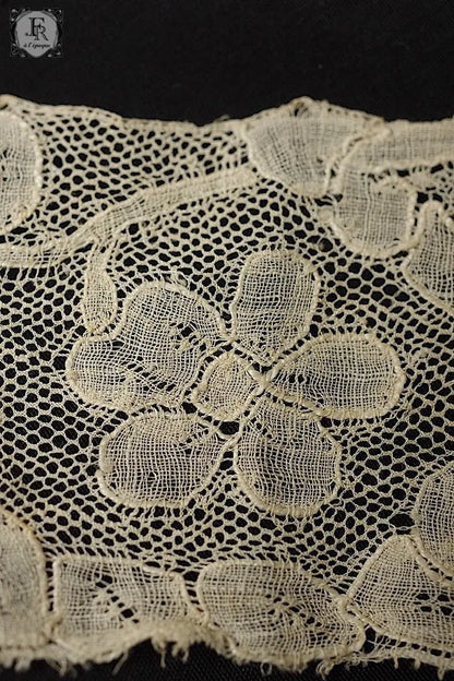 アンティークレース　dentelle ancienne マリンヌ3本 .FR a l'epoque