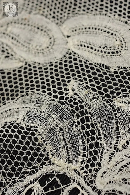 アンティークレース　dentelle ancienne ボビンレース　410cm .FR a l'epoque