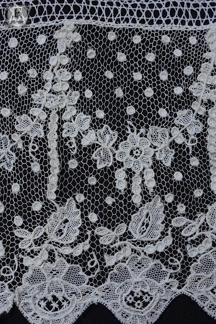 アンティークレース　dentelle ancienne アランソンレース　74cm .FR a l'epoque