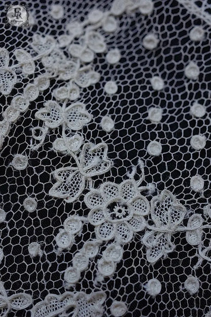 アンティークレース　dentelle ancienne アランソンレース　74cm .FR a l'epoque