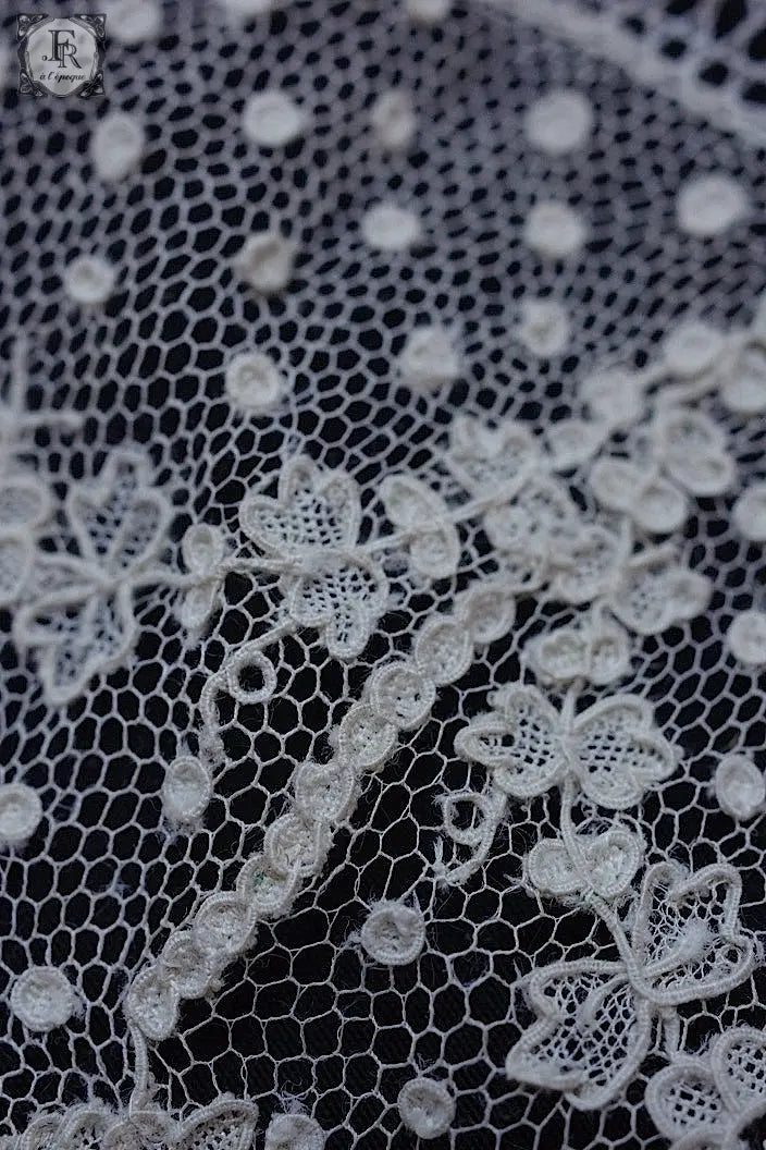 アンティークレース　dentelle ancienne アランソンレース　74cm .FR a l'epoque