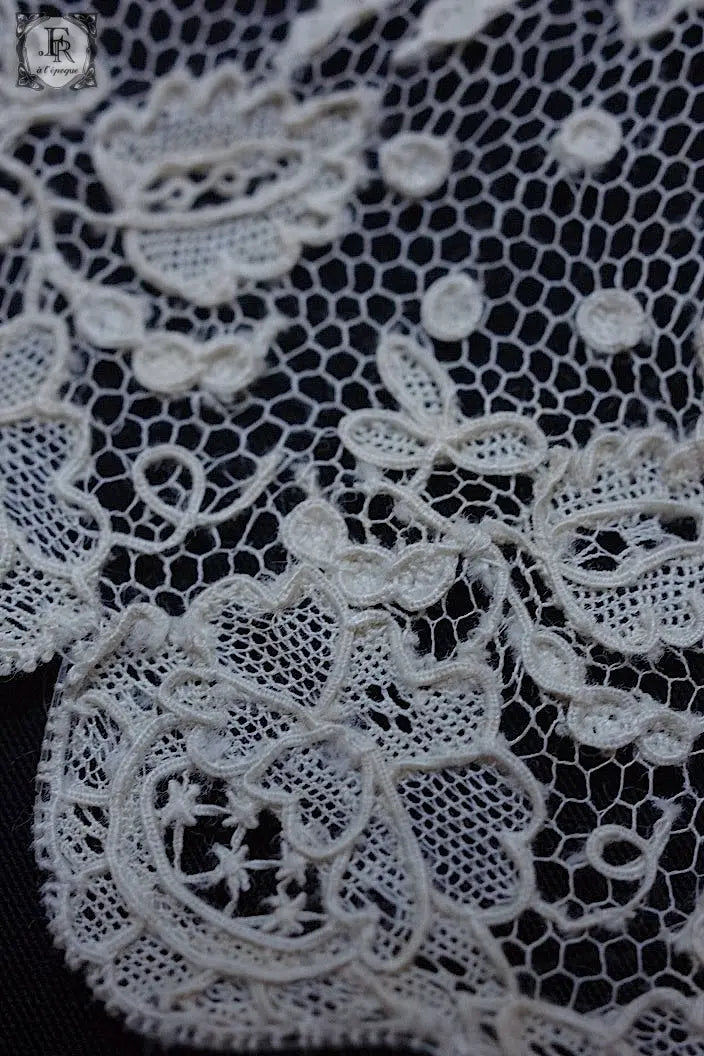 アンティークレース　dentelle ancienne アランソンレース　74cm .FR a l'epoque