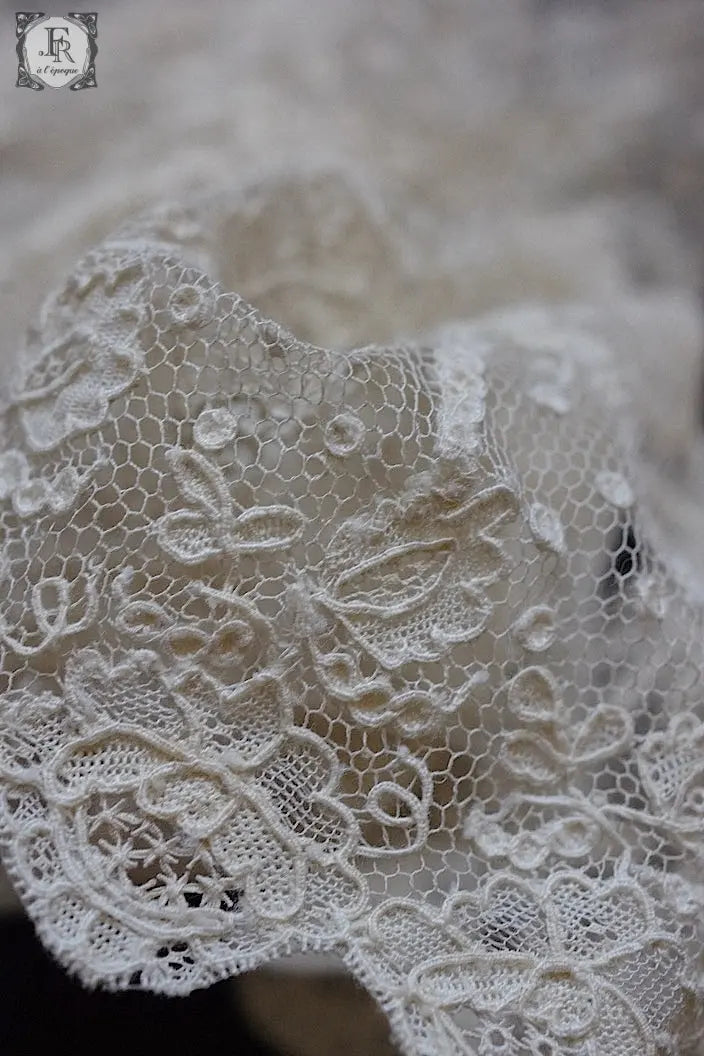 アンティークレース　dentelle ancienne アランソンレース　74cm .FR a l'epoque