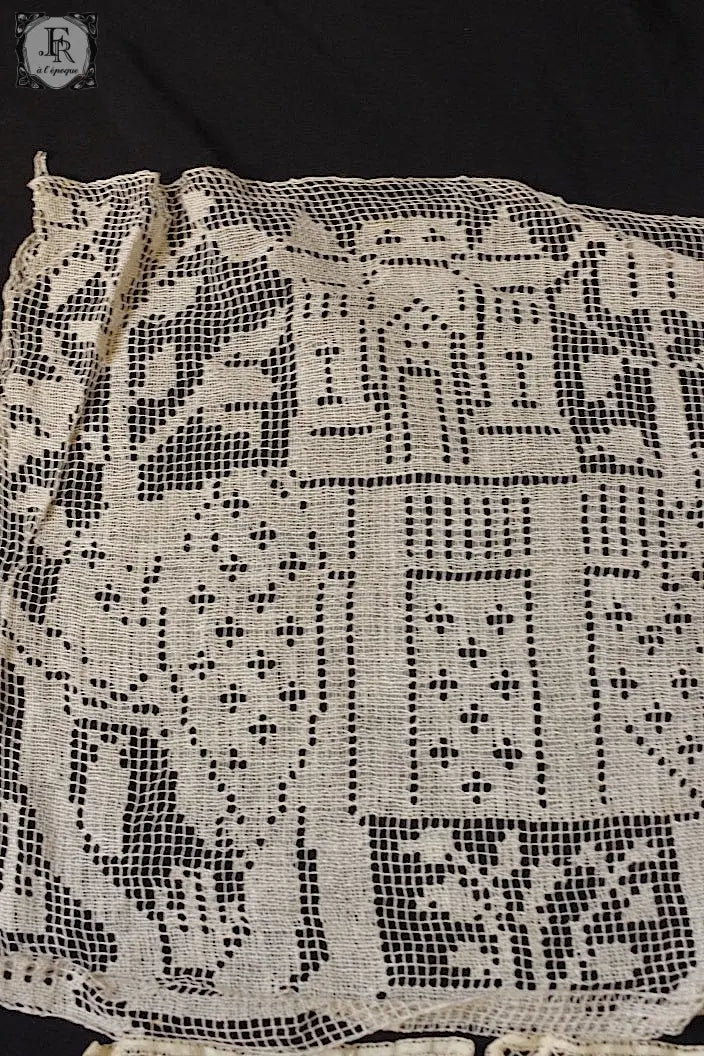 アンティークレース　dentelle ancienne モチーフ　8個 .FR a l'epoque