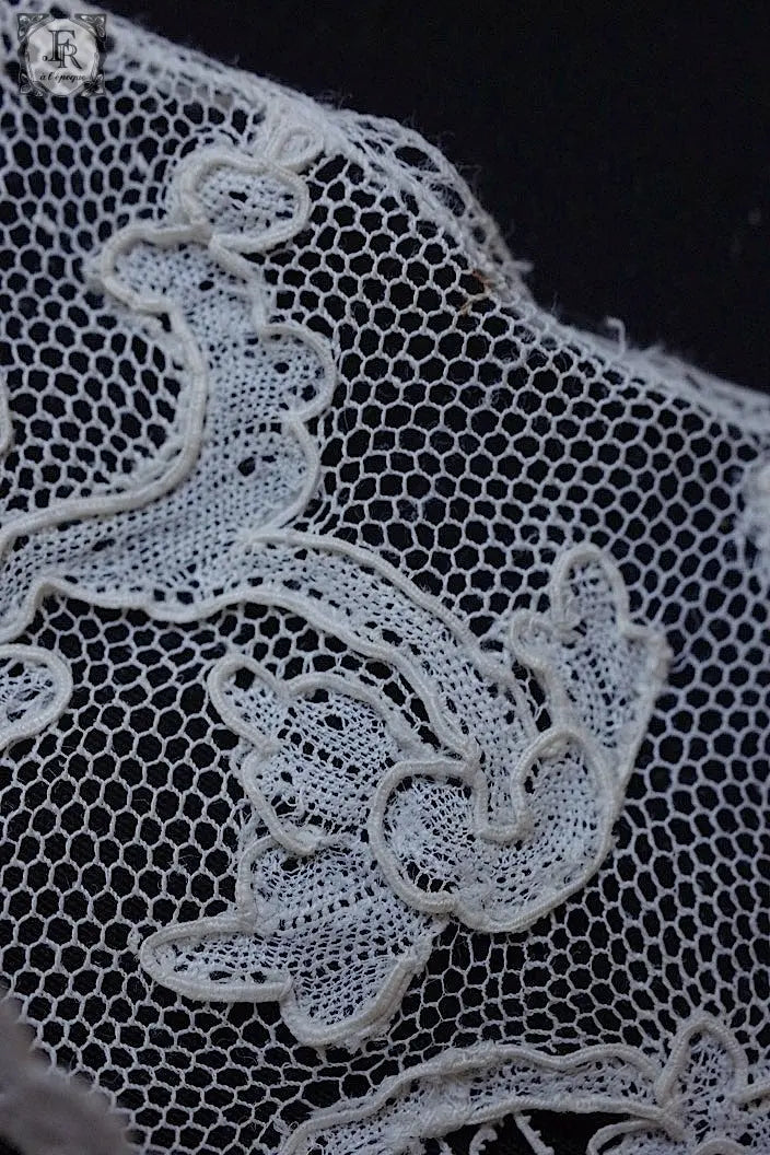 アンティークレース　dentelle ancienne アランソンレース　90cm .FR a l'epoque