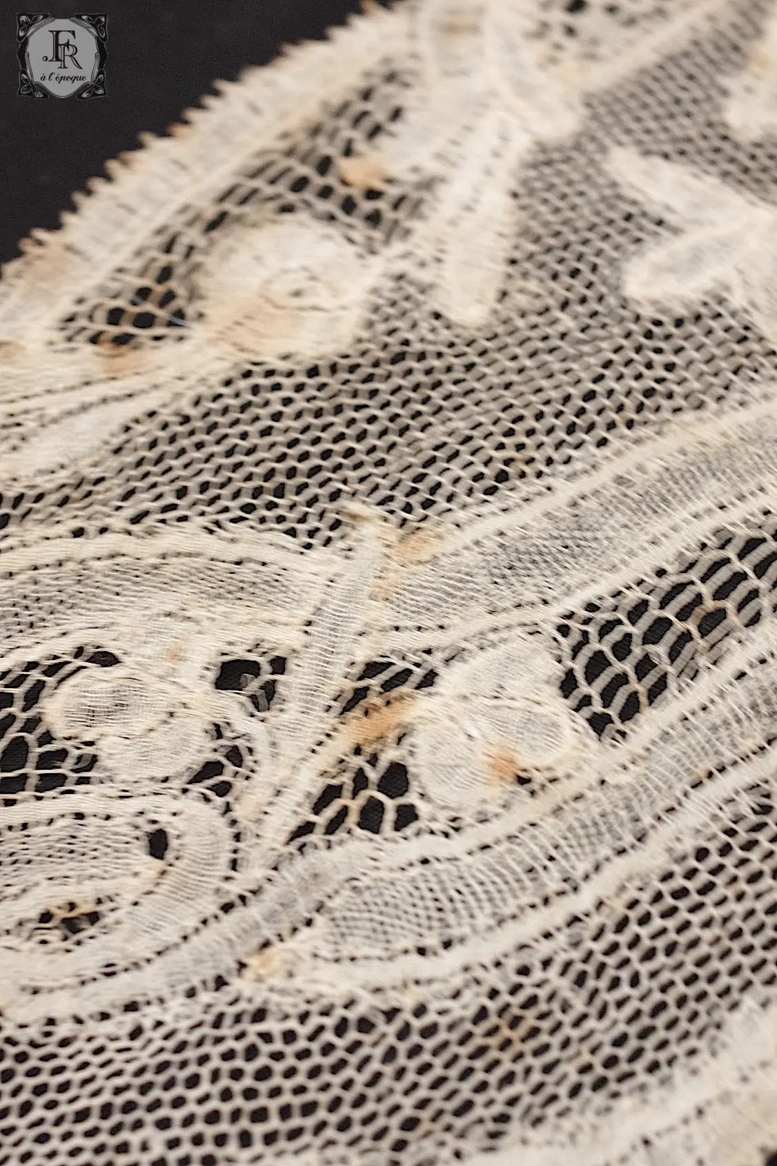 アンティークレース　dentelle ancienne antique lace 3本 .FR a l'epoque