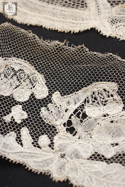 アンティークレース　dentelle ancienne antique lace 3本 .FR a l'epoque