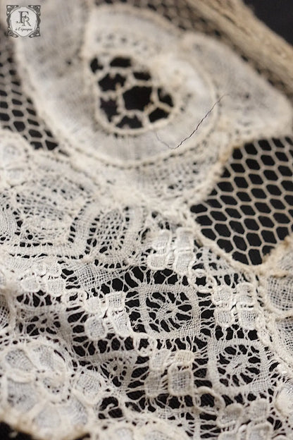 アンティークレース　dentelle ancienne antique lace 3本 .FR a l'epoque