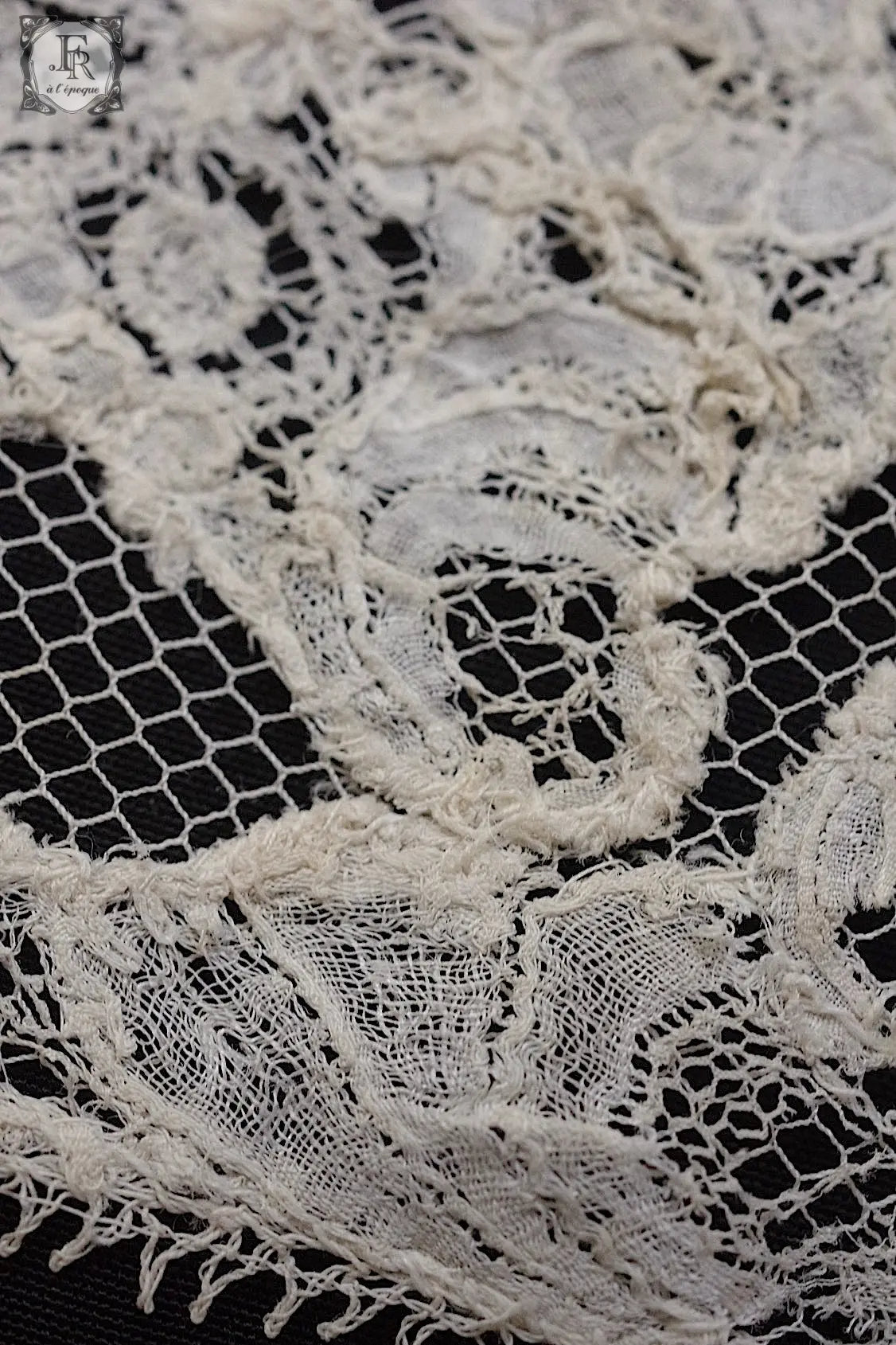 アンティークレース　dentelle ancienne antique lace 3本 .FR a l'epoque