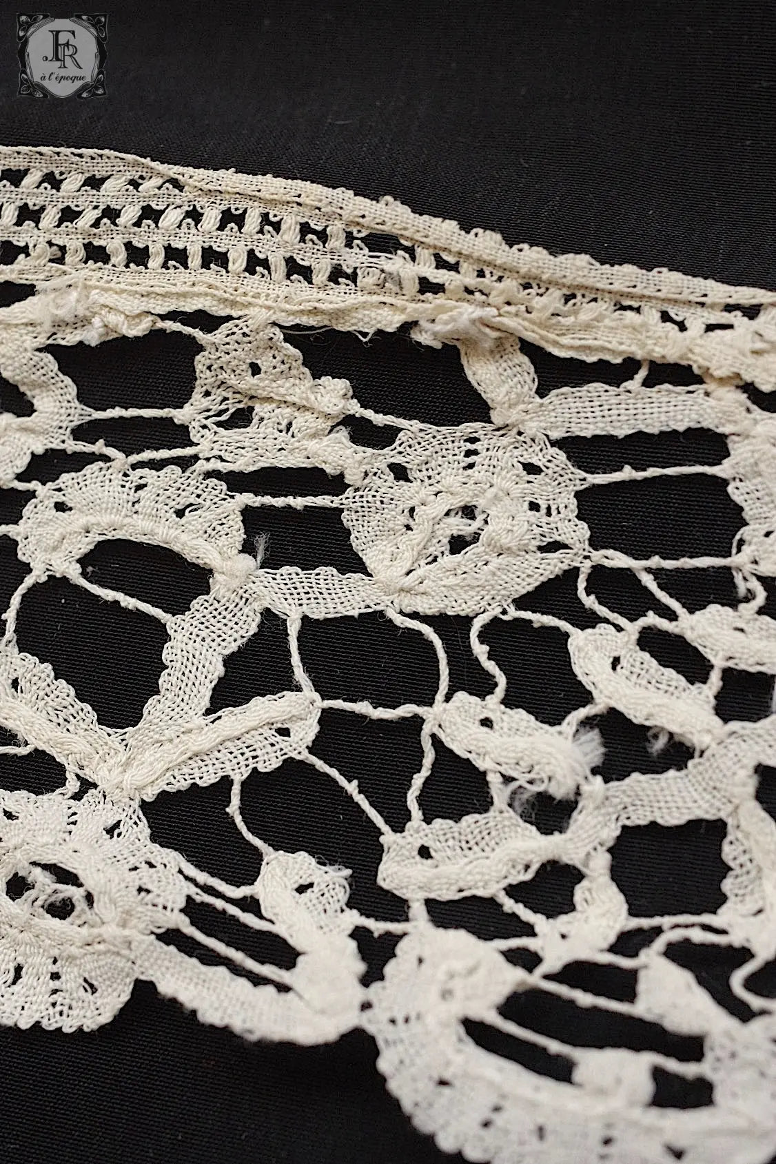 アンティークレース　dentelle ancienne antique lace ミラネーズ　ハギレ .FR a l'epoque