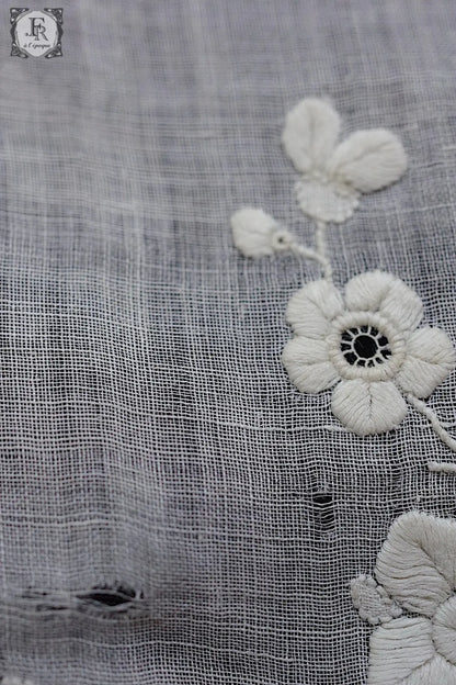 アンティークレース　dentelle ancienne antique lace ハンカチ2 .FR a l'epoque