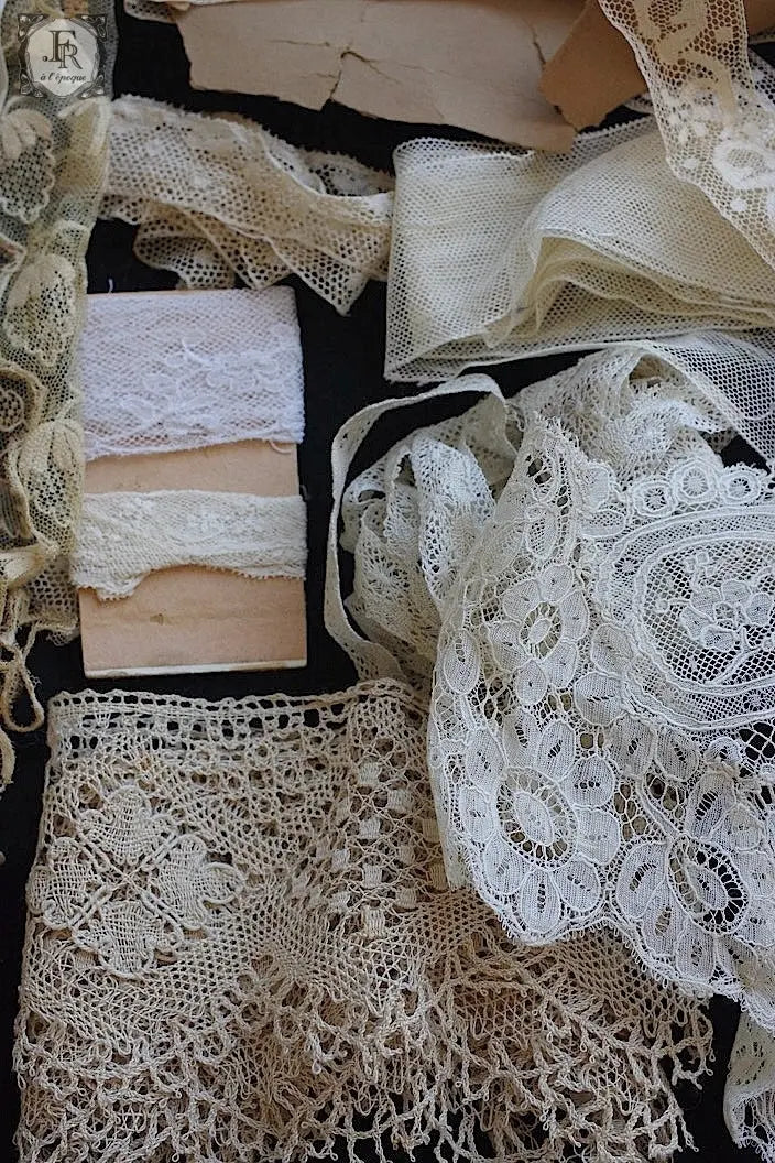 アンティークレース　dentelle ancienne lots 1 .FR a l'epoque