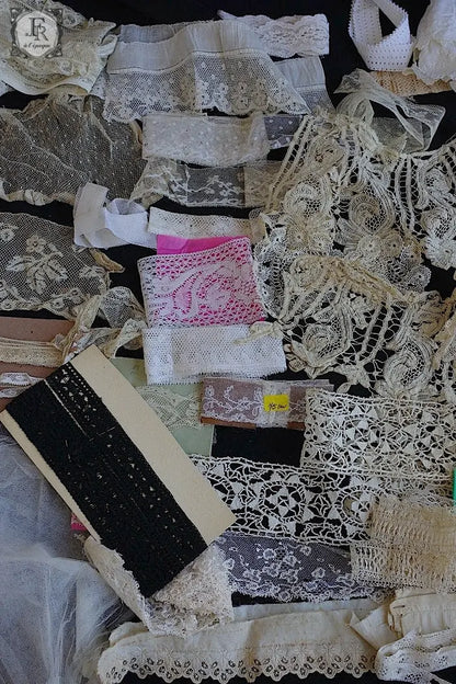 アンティークレース　dentelle ancienne lots 2 .FR a l'epoque