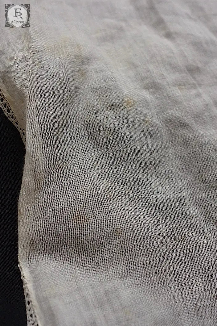 アンティークレース　dentelle ancienne　襟型　ジャボ型 .FR a l'epoque