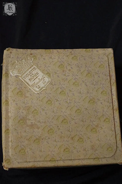 アンティークレース　dentelle ancienne　箱＋レース４種 .FR a l'epoque