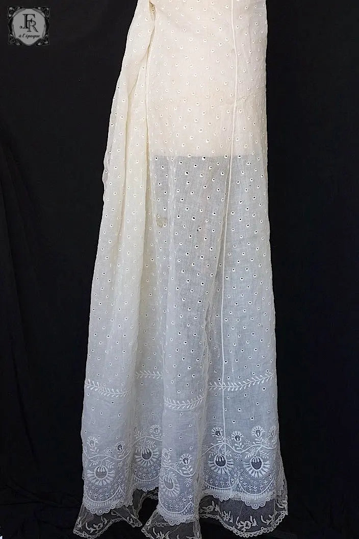 アンティークレース　dentelle ancienne　スカート素材 .FR a l'epoque