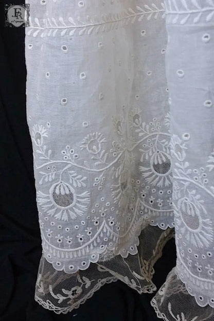 アンティークレース　dentelle ancienne　スカート素材 .FR a l'epoque
