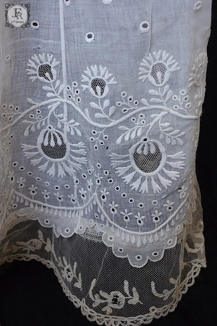 アンティークレース　dentelle ancienne　スカート素材 .FR a l'epoque