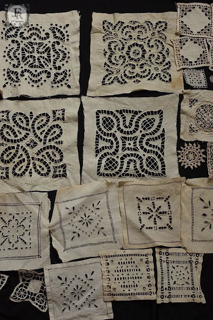 アンティークレース　dentelle ancienne　モチーフ22pieces .FR a l'epoque