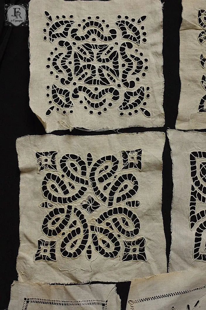 アンティークレース　dentelle ancienne　モチーフ22pieces .FR a l'epoque