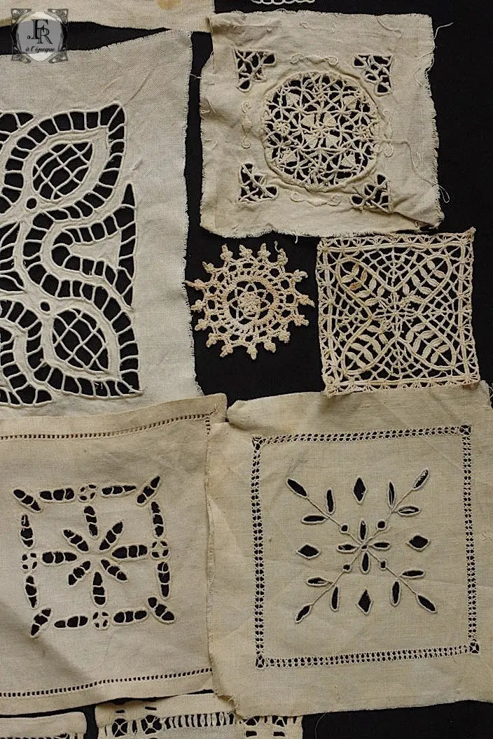 アンティークレース　dentelle ancienne　モチーフ22pieces .FR a l'epoque