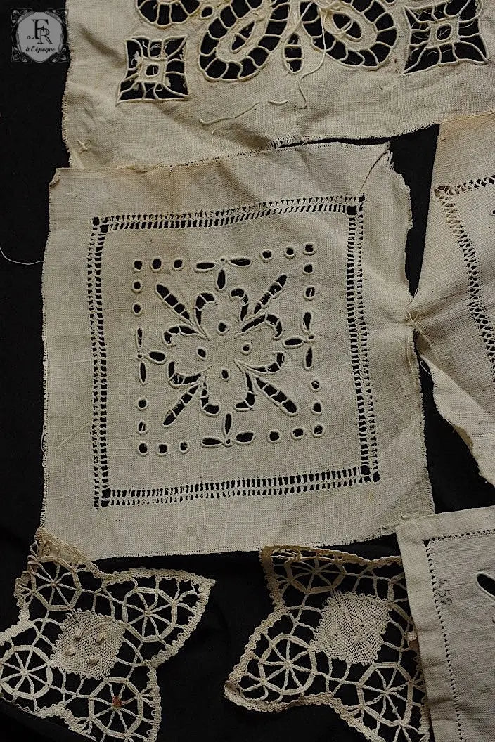 アンティークレース　dentelle ancienne　モチーフ22pieces .FR a l'epoque