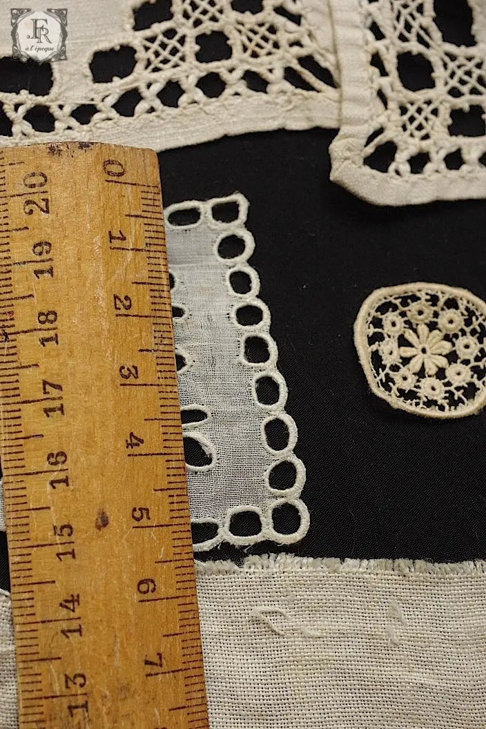 アンティークレース　dentelle ancienne　モチーフ22pieces .FR a l'epoque