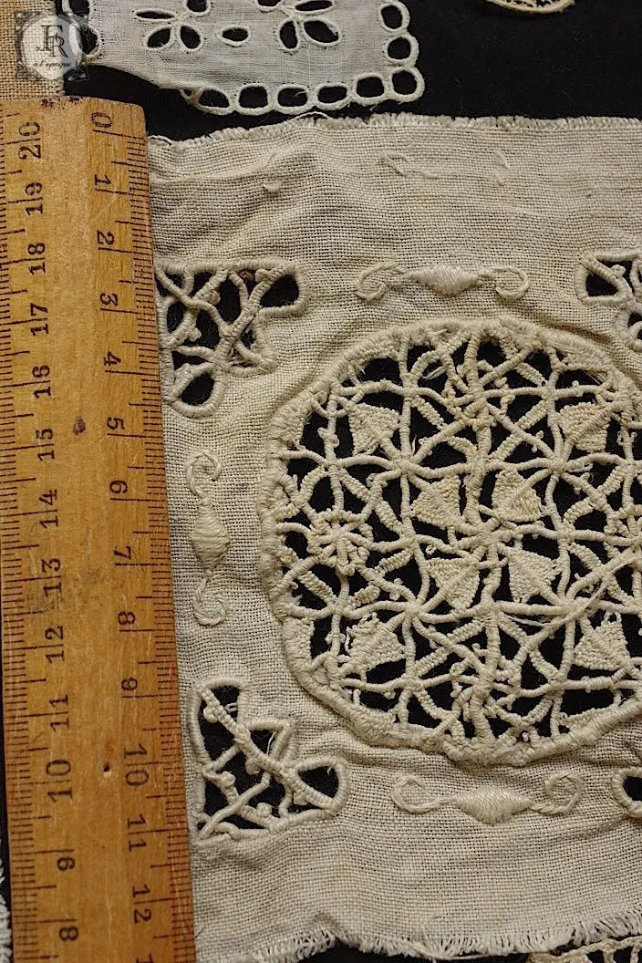 アンティークレース　dentelle ancienne　モチーフ22pieces .FR a l'epoque