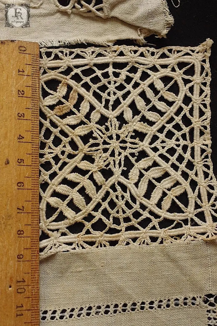 アンティークレース　dentelle ancienne　モチーフ22pieces .FR a l'epoque