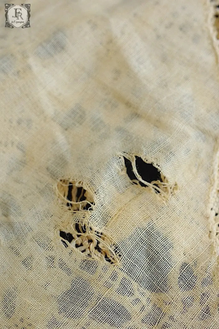 アンティークレース　dentelle ancinne カバー＋クロス .FR a l'epoque