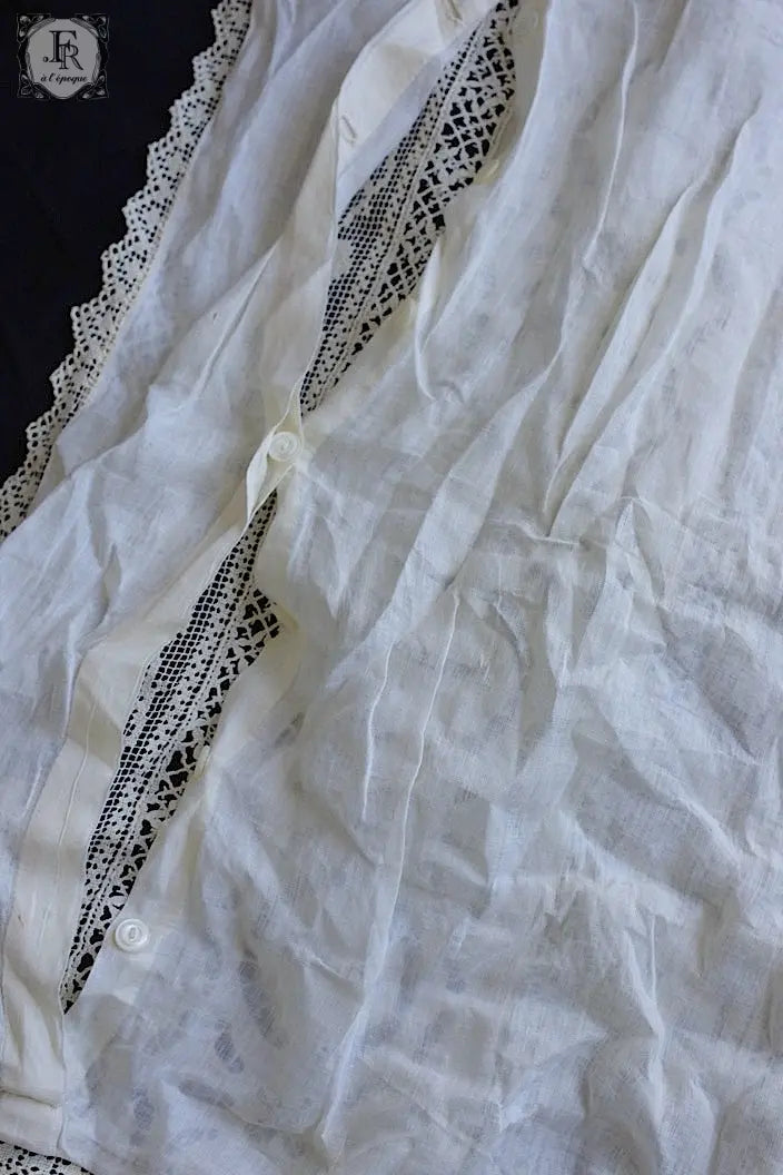 アンティークレース　dentelle ancinne カバー2つ .FR a l'epoque