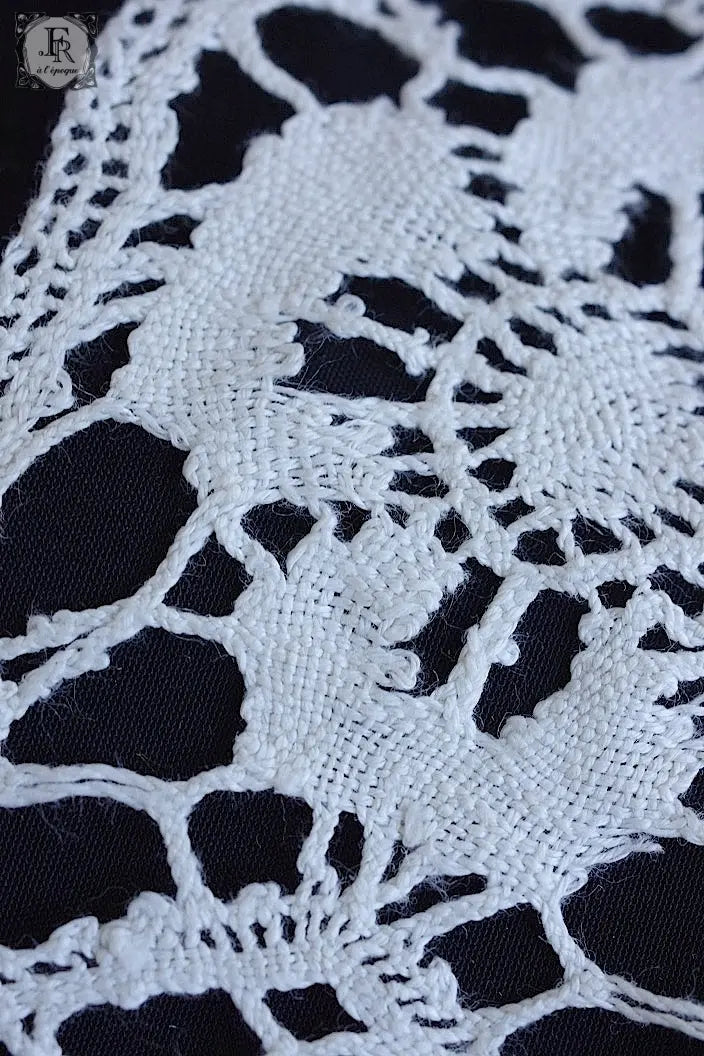 アンティークレース　dentelle ancinne　幅広ボビンレース　トータル584cm .FR a l'epoque