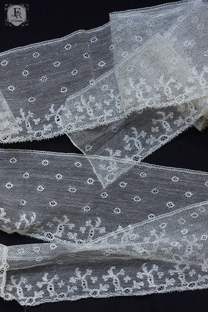 アンティークレース dentelle antique 195cm .FR a l'epoque