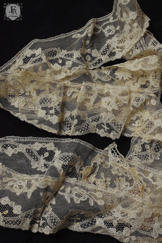 アンティークレース　dentelle antique 245cm .FR a l'epoque