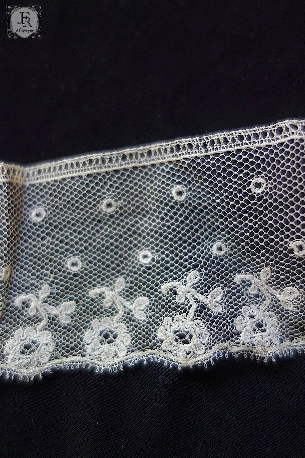 アンティークレース　dentelle antique 265cm .FR a l'epoque