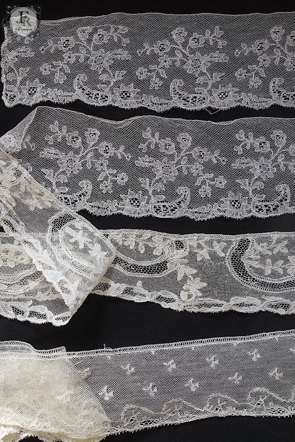 アンティークレース　dentelle antique 3本 .FR a l'epoque
