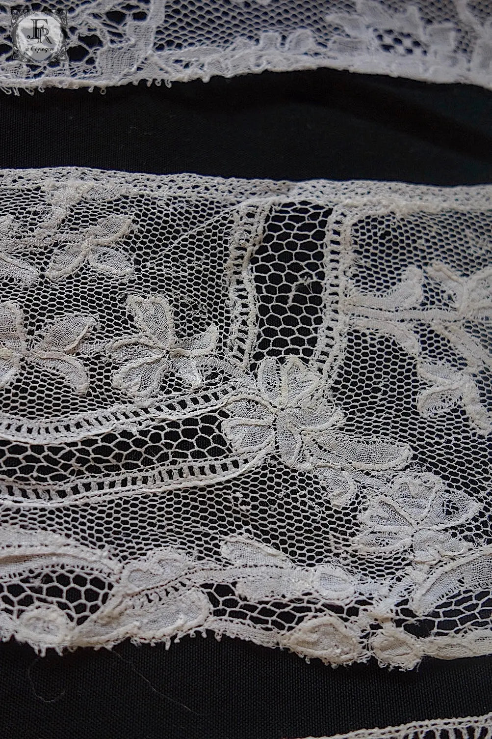 アンティークレース　dentelle antique 3本 .FR a l'epoque