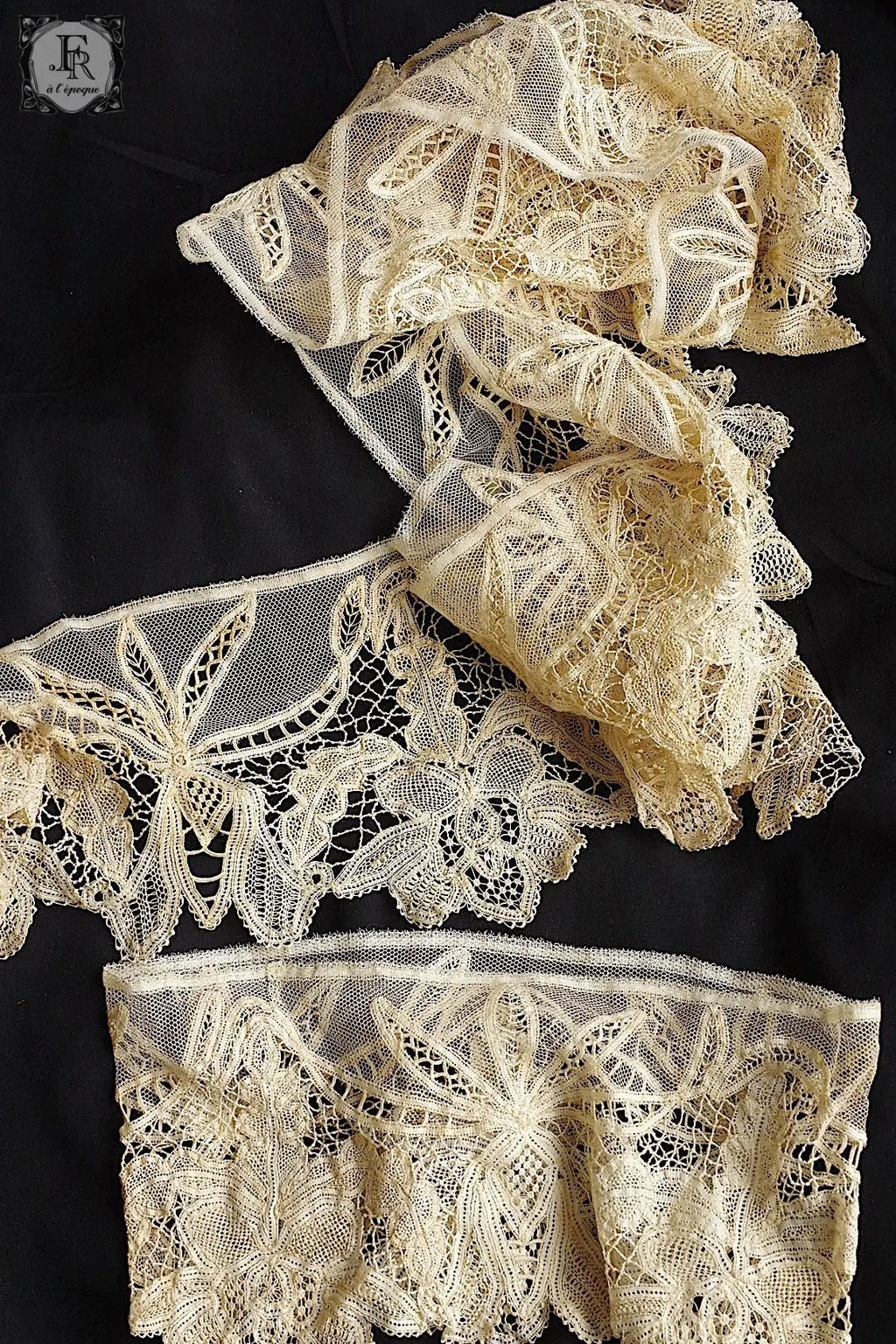アンティークレース　dentelle antique ブロードレース .FR a l'epoque