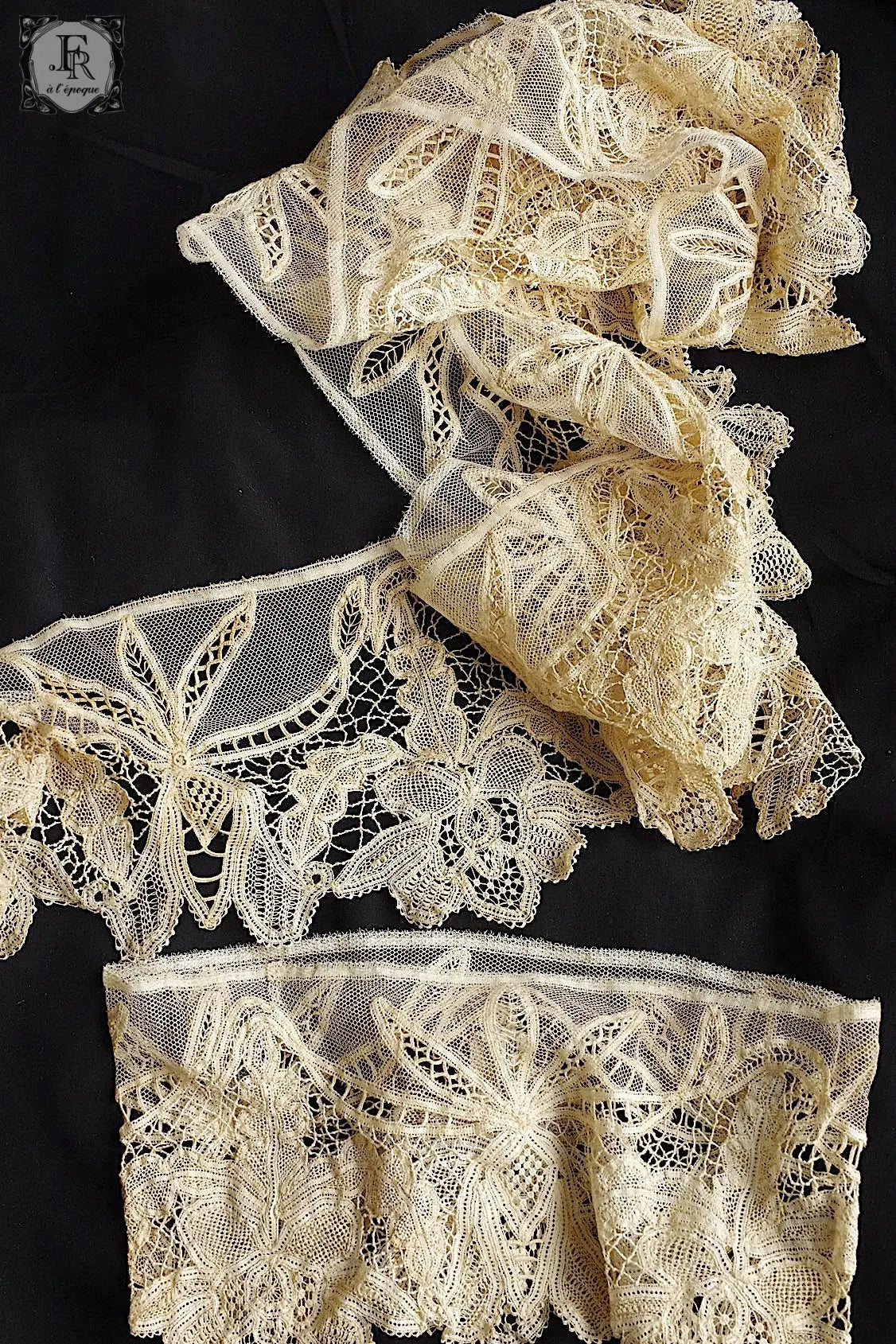 アンティークレース　dentelle antique ブロードレース .FR a l'epoque