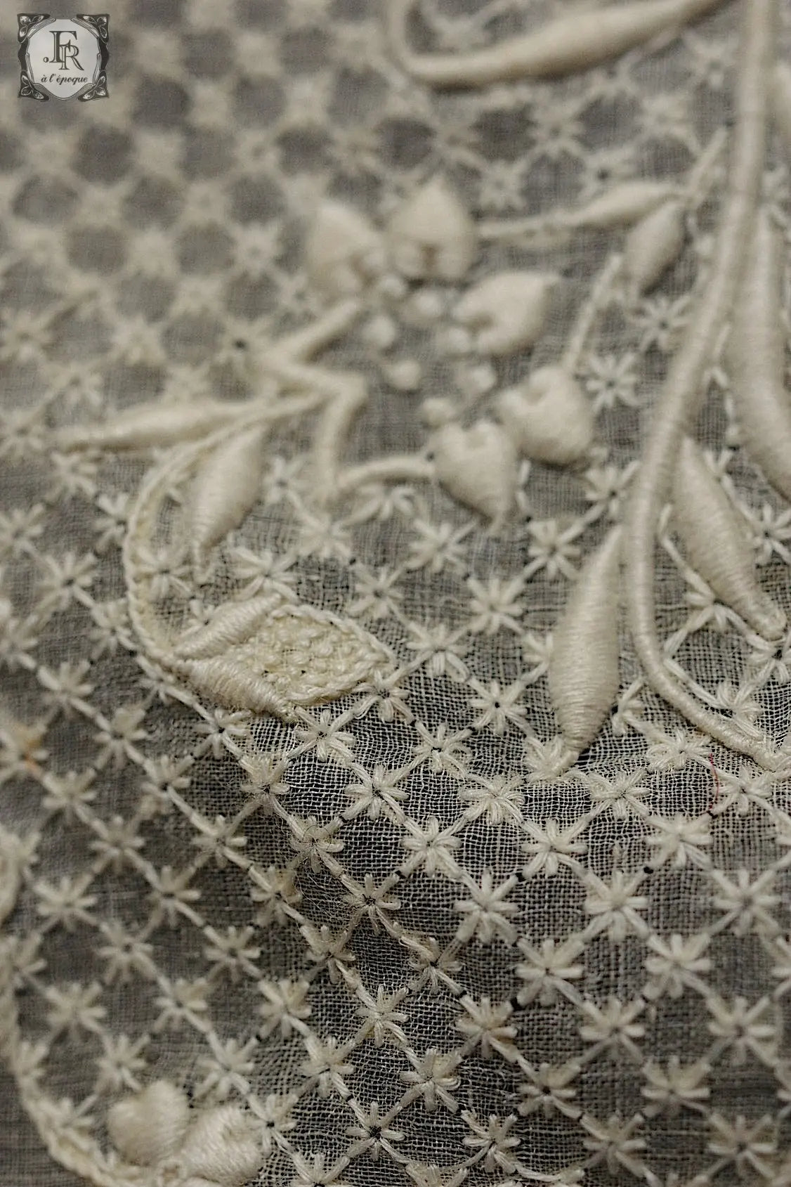 アンティークレース　dentelle antique 刺繍２種 .FR a l'epoque