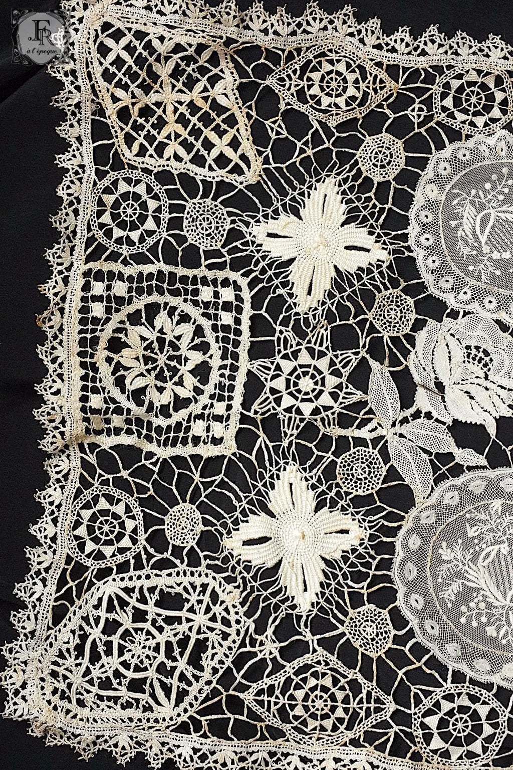 アンティークレース　dentelle antique クロス .FR a l'epoque